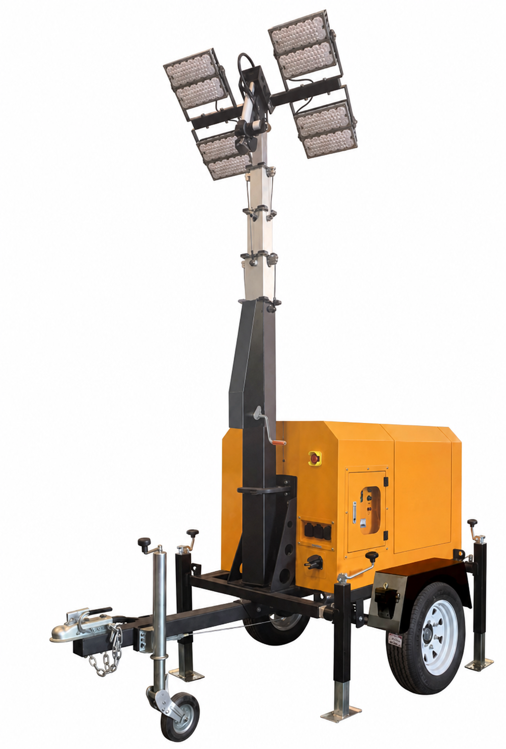 LUMTA S977 solar-diesel hybrid mobile light tower