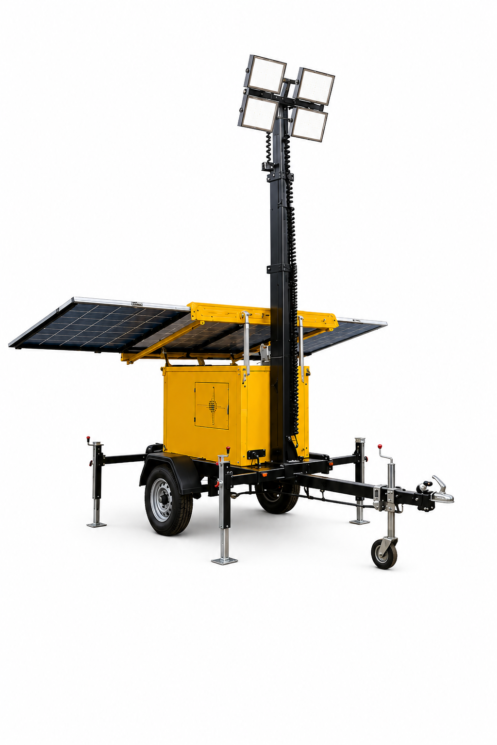LUMTA S975 Solar Electric Mast Mobile Light Tower